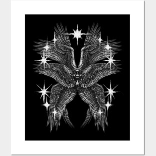 Seraphim V2 B&W Posters and Art